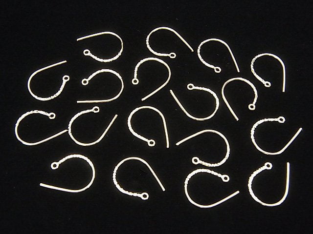 14KGF Earwire 19x13mm Hammer pattern  1pair