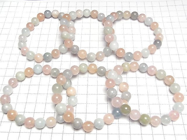 [Video] Beryl Mix (Multicolor Aquamarine) AA++ Round 10mm Bracelet