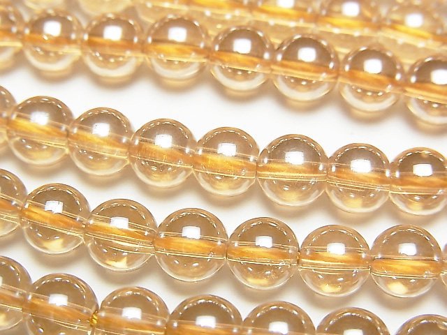 Champagne Quartz Gemstone Beads