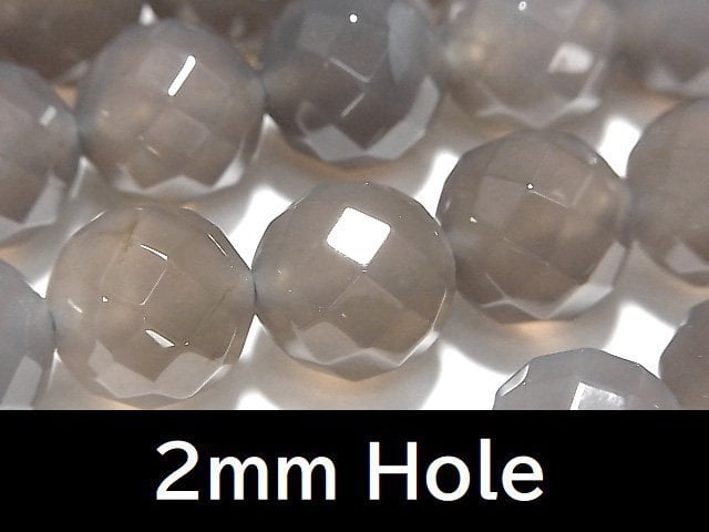 Faceted Round, Onyx Gemstone Beads