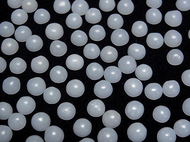 [Video] Angelite  Round Cabochon 6x6mm 4pcs