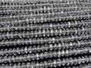 [Video] High Quality! Crystal AAA Faceted Button Rondelle 6x6x3mm 1/4 or 1strand beads (aprx.15inch/38cm)