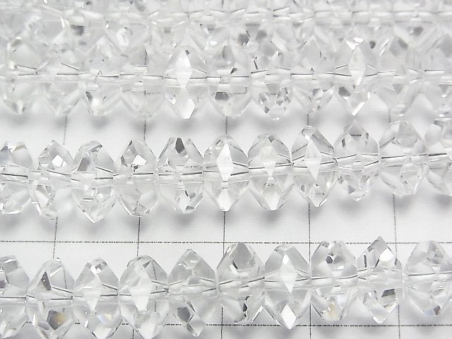 [Video] High Quality! Crystal AAA Faceted Button Roundel 10 x 10 x 5 mm 1/4 or 1strand beads (aprx.15 inch / 38 cm)