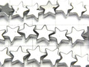 [Video] Hematite Star 8x8x2mm Silver Coating 1strand beads (aprx.14inch/36cm)