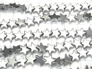 [Video] Hematite Star 8x8x2mm Silver Coating 1strand beads (aprx.14inch/36cm)