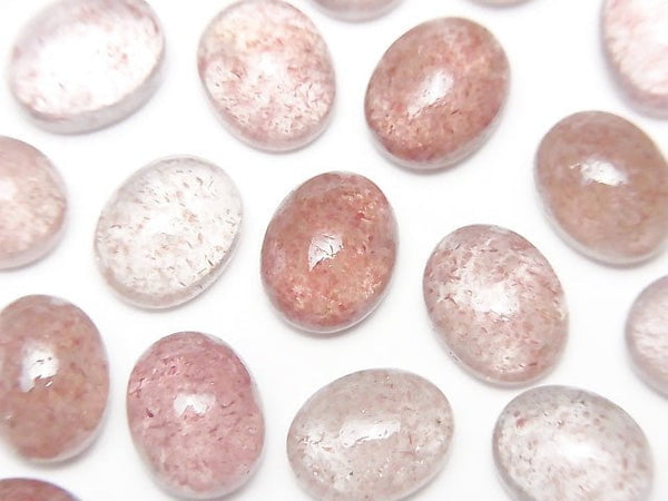 High Quality Pink epidote AAA - AA ++ Oval Cabochon 10x8 mm 5pcs $12.99!