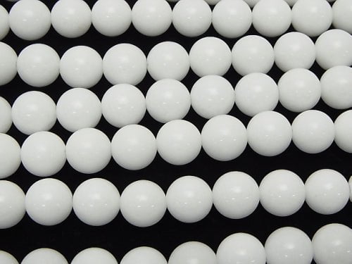 1strand $7.79! White Jade Round 10mm 1strand beads (aprx.15inch / 36cm)