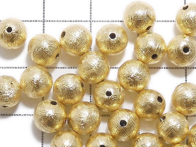 [Video]Meteorite (Muonionalusta) Round 6 mm gold color 1 pc