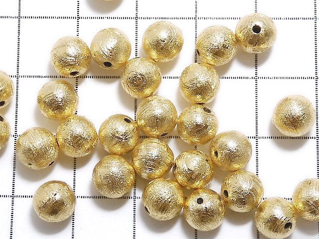 [Video]Meteorite (Muonionalusta) Round 6 mm gold color 1 pc