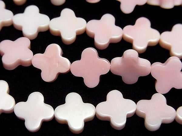 [Video] Queen Conch Shell AAA Flower Motif 10x10mm 1/4-1strand beads (aprx.15inch/38cm)