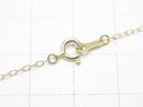 [K10 Yellow Gold] Azuki bean, oval chain NO.1 [40cm][45cm] Necklace 1pc