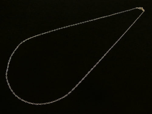 [K10 Yellow Gold] Azuki (Azuki Bean) Oval Chain No.1 [40cm][45cm] Necklace 1pc