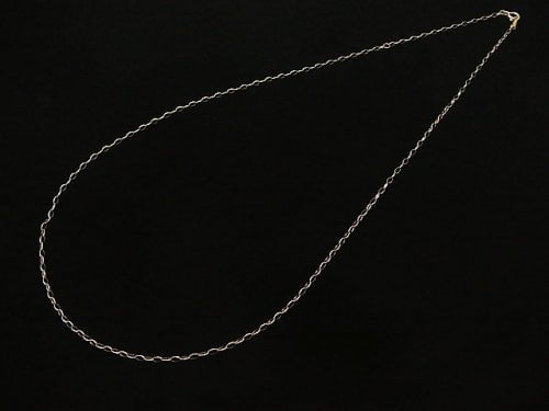 [K10 Yellow Gold] Azuki bean, oval chain NO.2 [40cm][45cm] Necklace 1pc