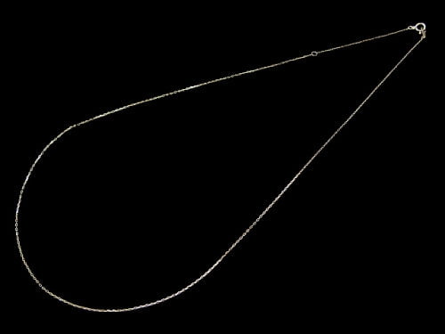 [Video][K10 Yellow Gold] Cable Chain NO.3 0.8mm [40cm][45cm] Necklace 1pc