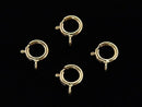 [K10 Yellow Gold]Spring Ring 5.5mm 1pc