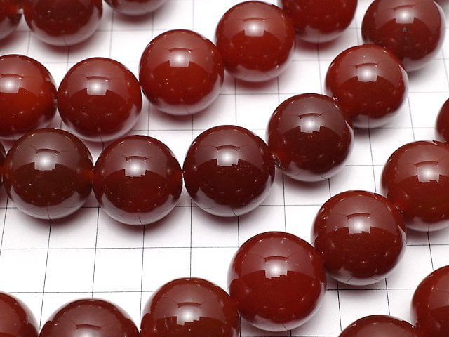 Red Agate AAA Round 20mm 1/4 or 1strand beads (aprx.15inch/36cm)