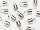 Silver925  End Cap [0.8mm][1mm ][1.2mm ][1.7mm][2mm][2.5mm][3mm][4mm] No coating  2pcs