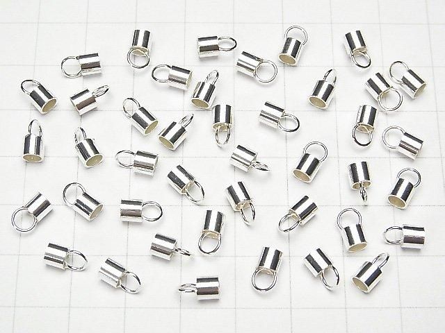 Silver925  End Cap [1mm][1.2mm][1.5mm][2mm][2.5mm][3mm][4mm] No coating  2pcs