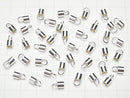 Silver925  End Cap [0.8mm][1mm ][1.2mm ][1.7mm][2mm][2.5mm][3mm][4mm] No coating  2pcs