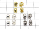 Metal parts Rondelle 6x5x6mm Skull 5pcs