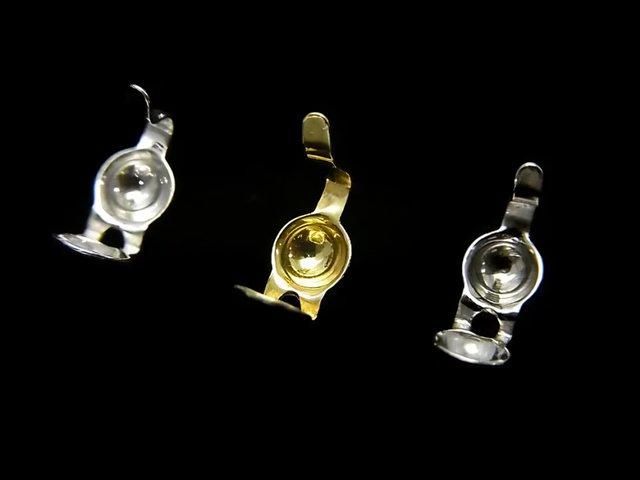 925 純銀圓珠小墜 [純銀質感] [鍍銠] [18KGP] 10顆