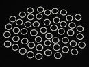 Silver925 Rope Ring (Doesn't Open) Pure Silver Finish 4, 6, 8, 10, 12, 14mm 5pcs