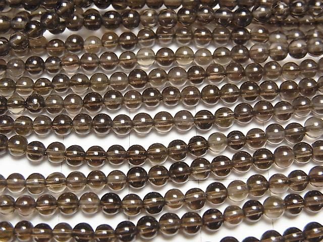 [Video] Smoky Quartz AAA Round 3mm 1-strand beads (approx. 15 inches/38 cm)