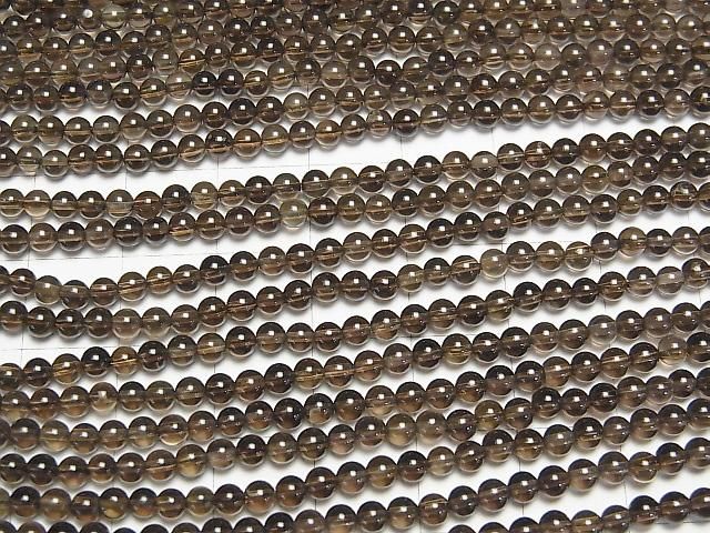 [Video] Smoky Quartz AAA Round 3mm 1-strand beads (approx. 15 inches/38 cm)