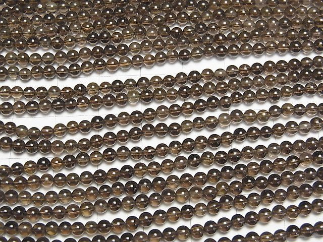 [Video]Smoky Quartz AAA Round 3mm 1strand beads (aprx.15inch/38cm)