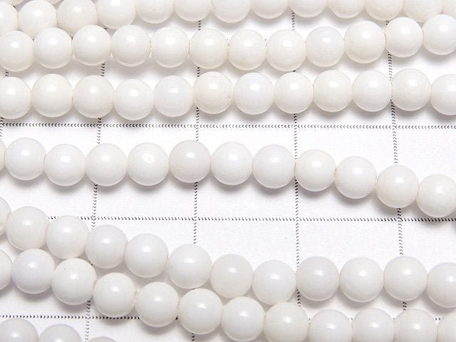 White Onyx AAA Round 4mm half or 1strand beads (aprx.15inch/38cm)