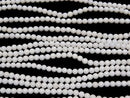 White Onyx AAA Round 4mm half or 1strand beads (aprx.15inch/38cm)