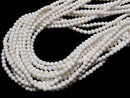 White Onyx AAA Round 4mm half or 1strand beads (aprx.15inch/38cm)