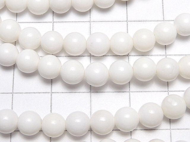 White Onyx AAA Round 6mm 1strand beads (aprx.15inch/38cm)