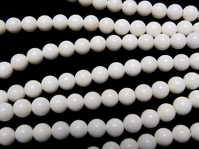 White Onyx AAA Round 6mm 1strand beads (aprx.15inch/38cm)