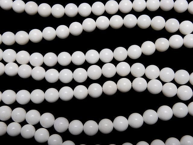 White Onyx AAA Round 8mm half or 1strand beads (aprx.15inch/37cm)