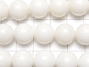 White Onyx AAA Round 12mm 1/4 or 1strand beads (aprx.15inch/36cm)