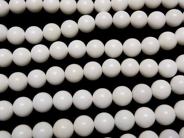 White Onyx AAA Round 12mm 1/4 or 1strand beads (aprx.15inch/36cm)