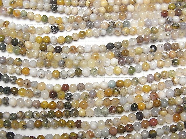 Ocean Jasper Round 4mm 1strand beads (aprx.15inch/38cm)