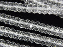 [Video] High Quality! Crystal AAA 20 Faceted Button Rondelle, 5x5x3mm, 1/4" or 1 Strand Beads (approx. 15 inches/37 cm)