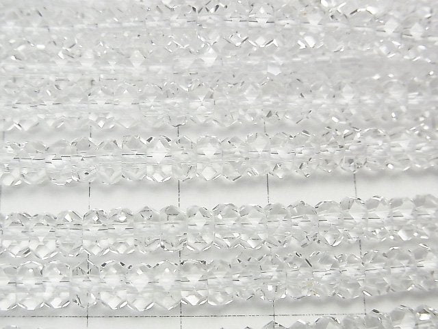 [Video] High Quality! Crystal AAA 20 Faceted Button Rondelle, 5x5x3mm, 1/4" or 1 Strand Beads (approx. 15 inches/37 cm)