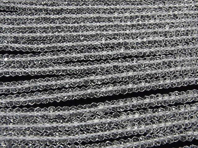 [Video] High Quality! Crystal AAA 20 Faceted Button Rondelle, 5x5x3mm, 1/4" or 1 Strand Beads (approx. 15 inches/37 cm)