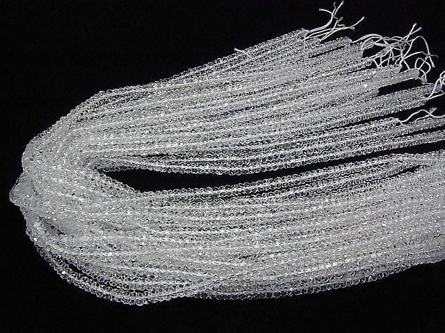 [Video] High Quality! Crystal AAA 20 Faceted Button Rondelle 5x5x2.5mm 1/4 or 1 strand beads (approx. 15 inch/37 cm)