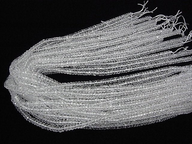 [Video] High Quality! Crystal AAA 20 Faceted Button Rondelle, 5x5x3mm, 1/4" or 1 Strand Beads (approx. 15 inches/37 cm)