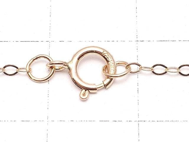14KGF Pink Gold Filled Azuki Chain 1.5mm [40cm][45cm][50cm] Necklace 1pc