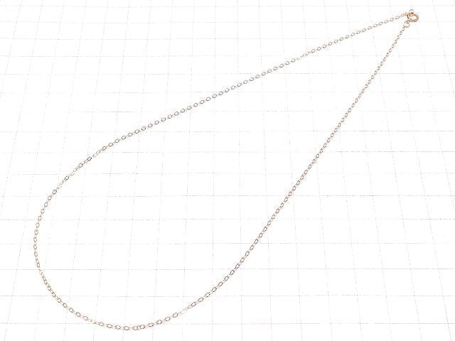 14KGF Pink Gold Filled Red Bean Chain 1.5mm [40cm][45cm][50cm] Necklace 1pc