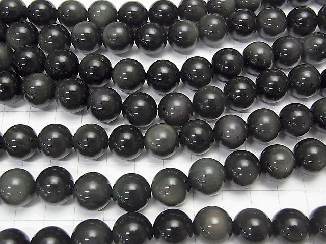 1strand $7.79! Rainbow Obsidian AAA Round 12mm 1strand beads (aprx.15inch / 37cm)