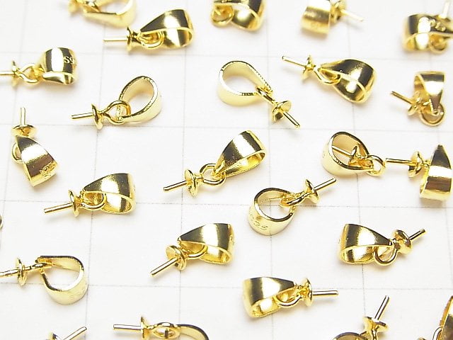 Silver925 Bail with Screw Eye 18KGP 5pcs