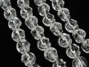 [Video] Crystal AAA Skull Vertical Hole 6, 8, 10, 12, 14, 16 mm half or 1 strand beads (aprx.15 inch / 38 cm)