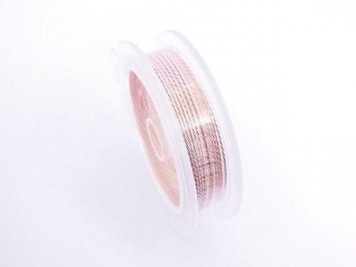 Artistic Wire Twist Rose Gold (Pink Gold) 1 Roll