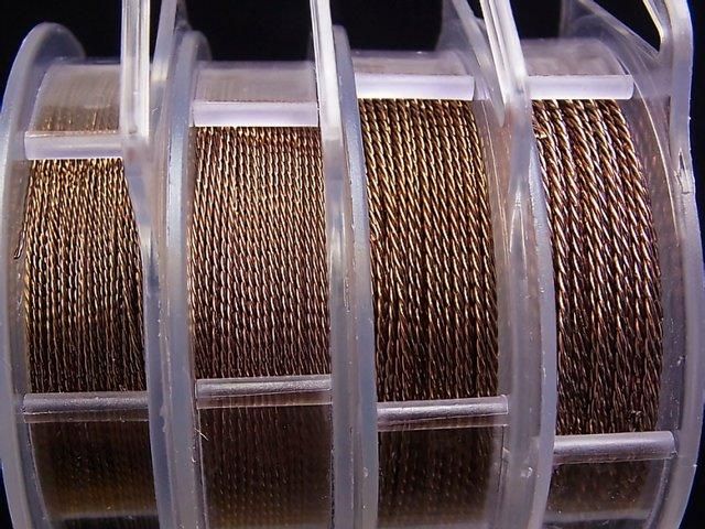 Artistic Wire Twist, Antique Brass (Gunmetal) Color, 1 Roll